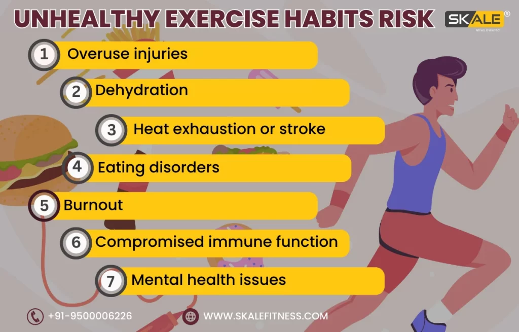 Unhealthy Exercise Habits | Skale fitness